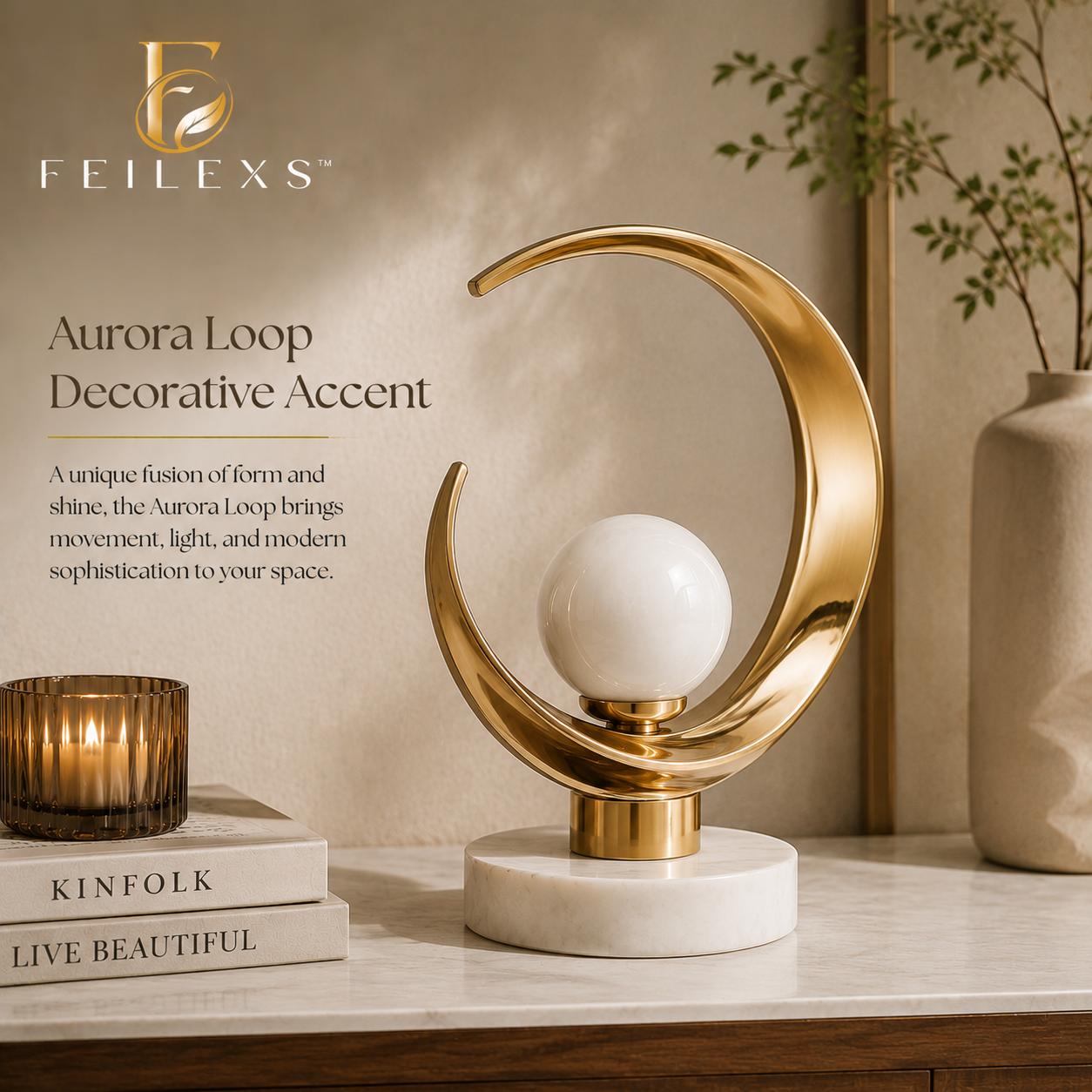 Feilexs™ Aurora Loop Decorative Accent